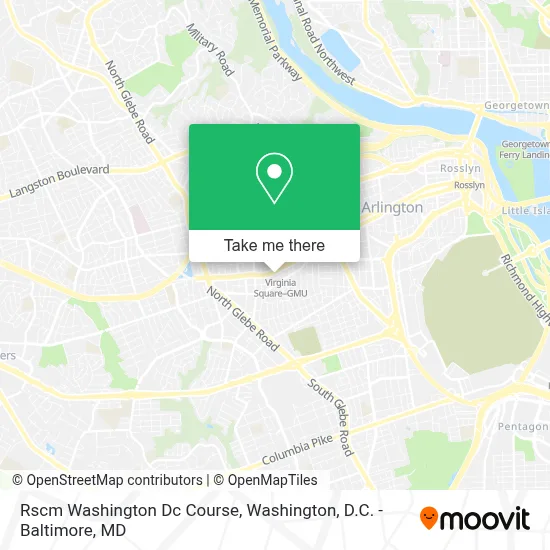 Rscm Washington Dc Course map