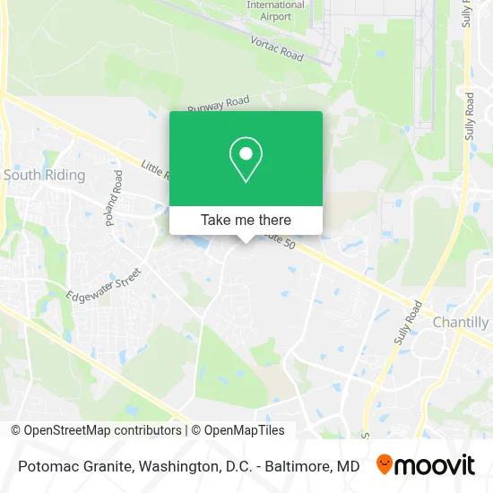 Potomac Granite map