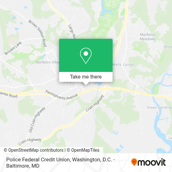Police Federal Credit Union map