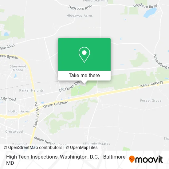High Tech Inspections map