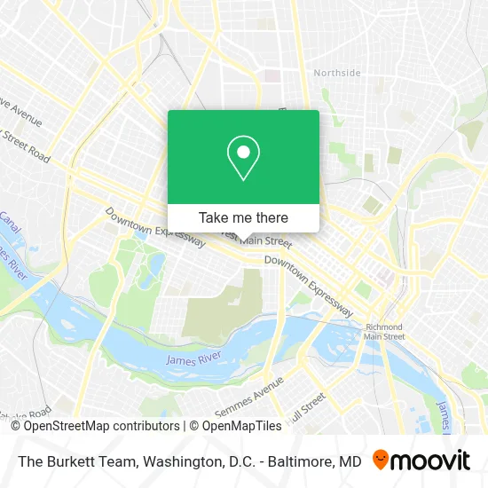 The Burkett Team map