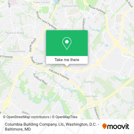 Columbia Building Company, Llc map