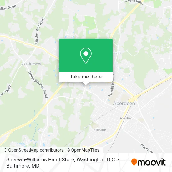 Sherwin-Williams Paint Store map