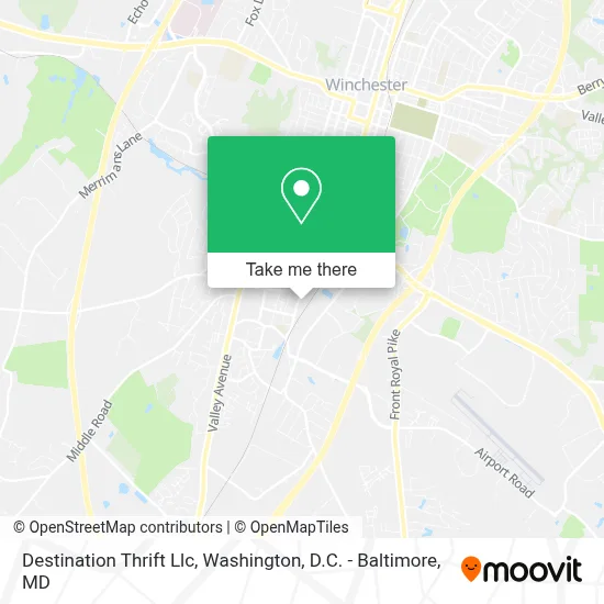 Destination Thrift Llc map