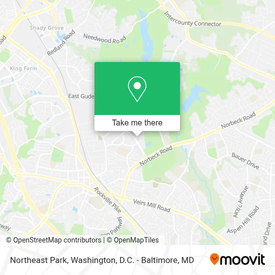 Northeast Park map