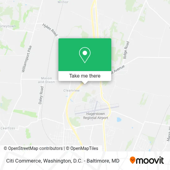 Citi Commerce map