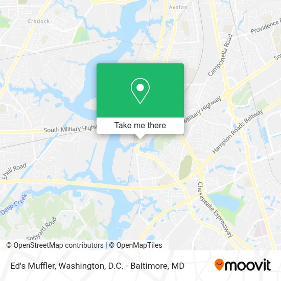 Ed's Muffler map