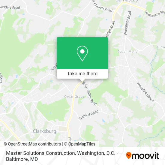 Master Solutions Construction map