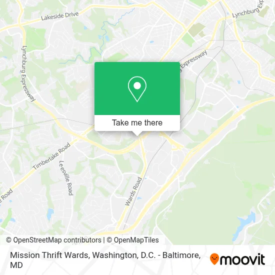 Mission Thrift Wards map
