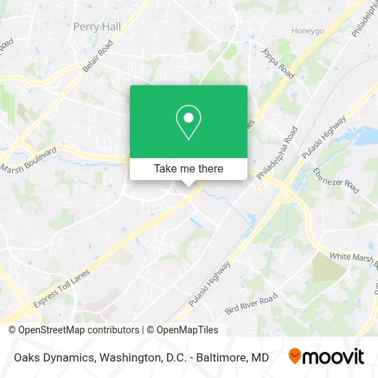 Oaks Dynamics map