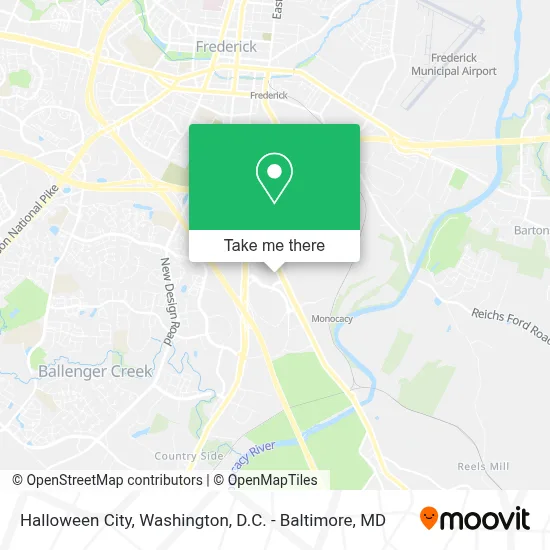 Halloween City map