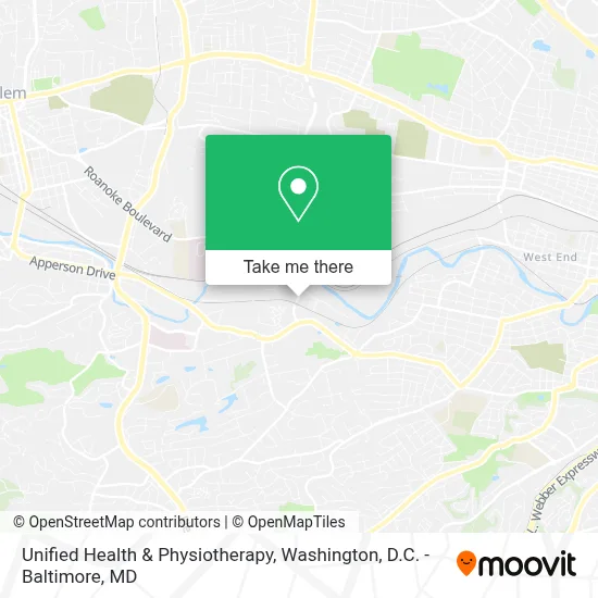 Unified Health & Physiotherapy map