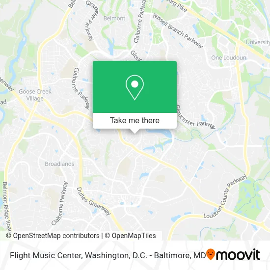 Flight Music Center map