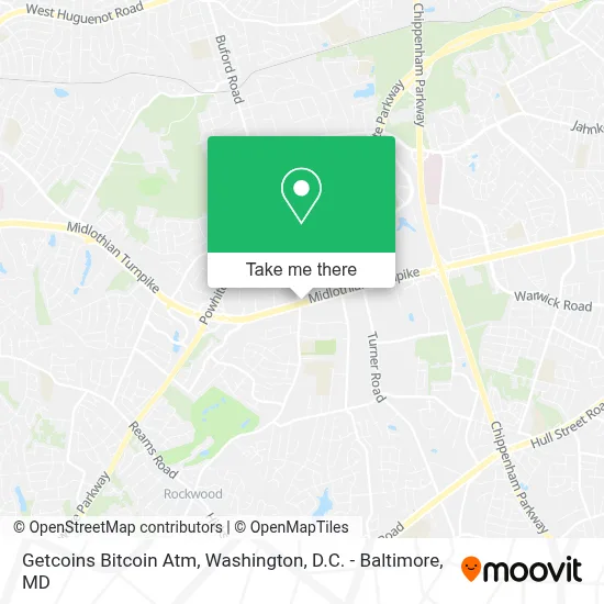 Getcoins Bitcoin Atm map