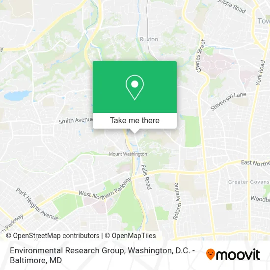 Environmental Research Group map