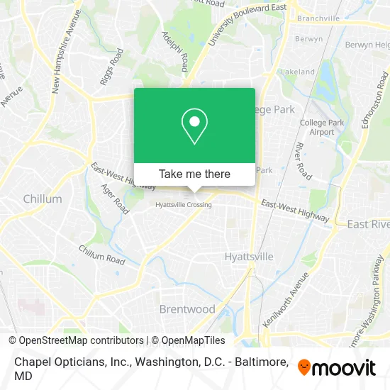 Chapel Opticians, Inc. map
