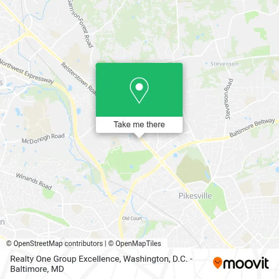 Realty One Group Excellence map