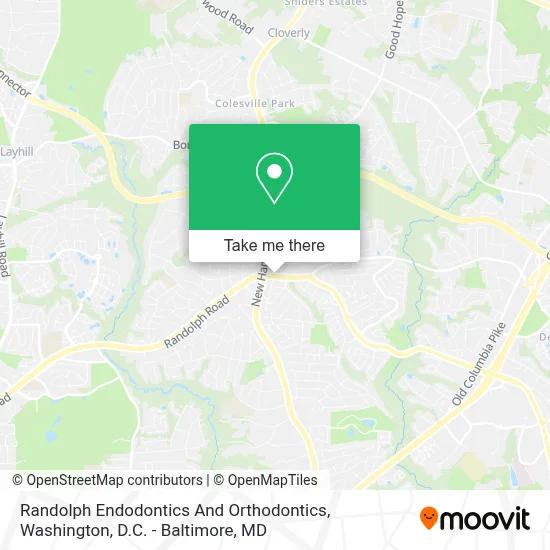 Randolph Endodontics And Orthodontics map