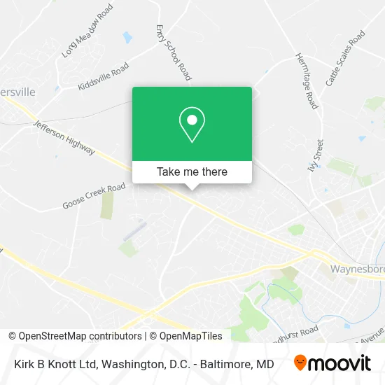 Kirk B Knott Ltd map