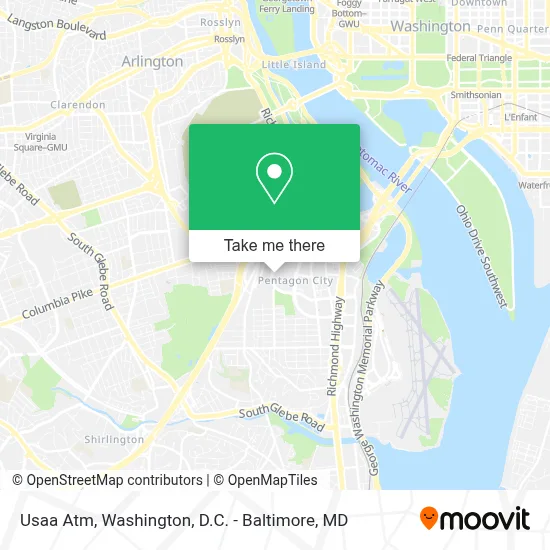 Usaa Atm map