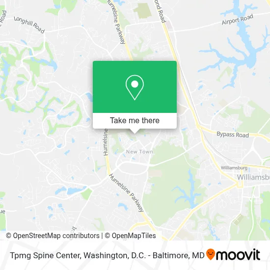 Tpmg Spine Center map