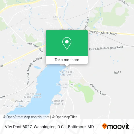 Vfw Post 6027 map