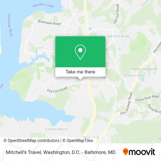 Mitchell's Travel map