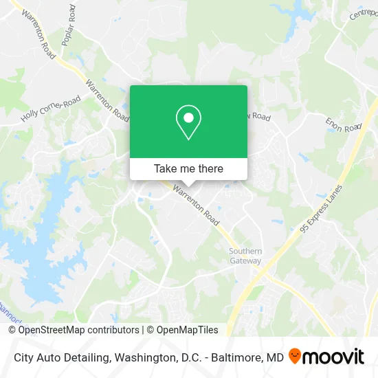 City Auto Detailing map