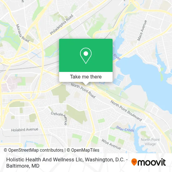 Holistic Health And Wellness Llc map
