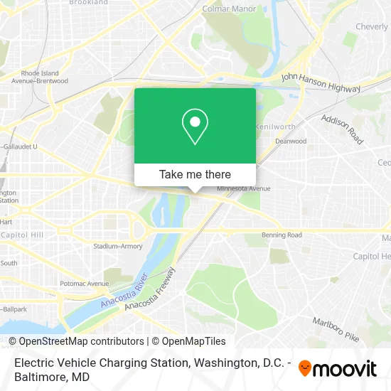 Electric Vehicle Charging Station map