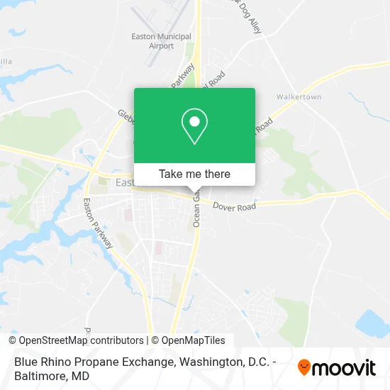 Blue Rhino Propane Exchange map