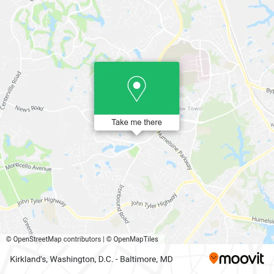 Kirkland's map