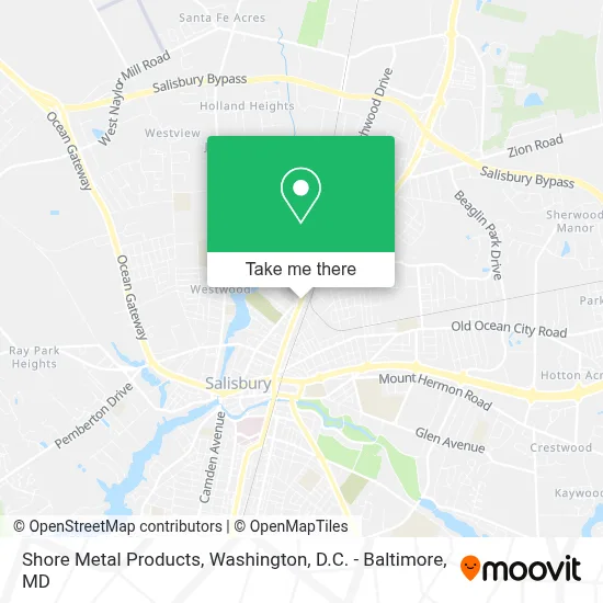 Shore Metal Products map