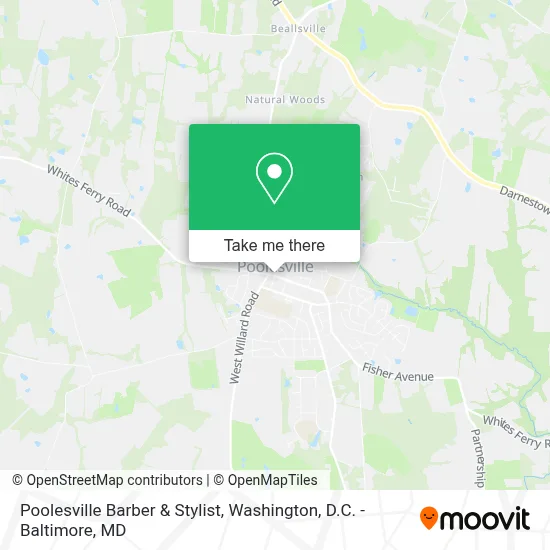 Poolesville Barber & Stylist map