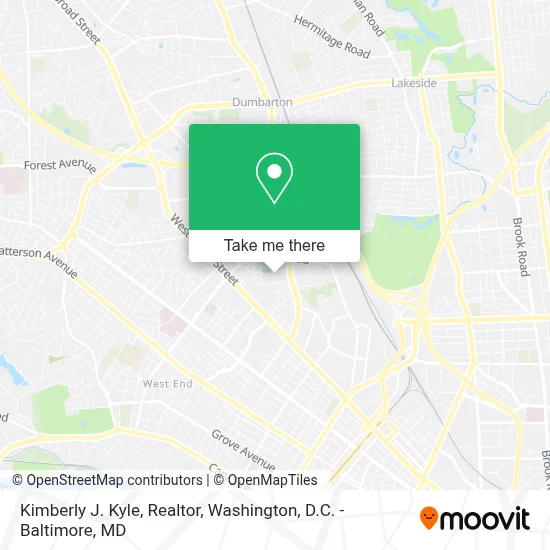 Kimberly J. Kyle, Realtor map