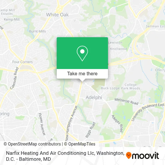 Narfix Heating And Air Conditioning Llc map