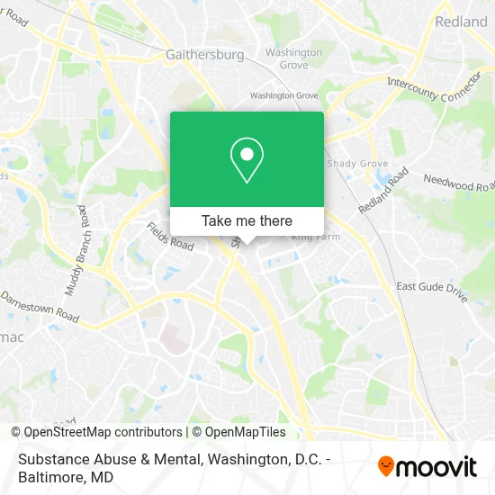 Substance Abuse & Mental map