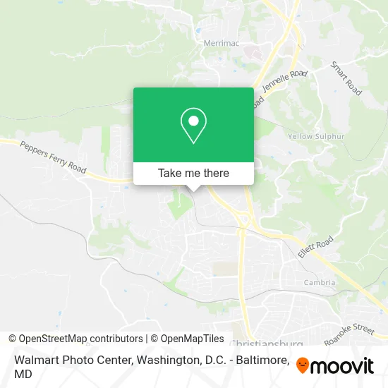 Walmart Photo Center map
