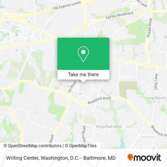 Mapa de Writing Center