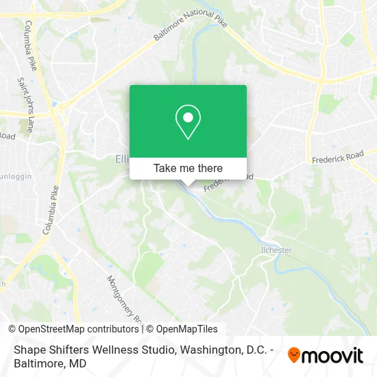 Shape Shifters Wellness Studio map