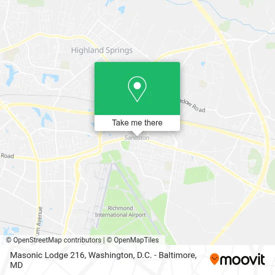 Masonic Lodge 216 map