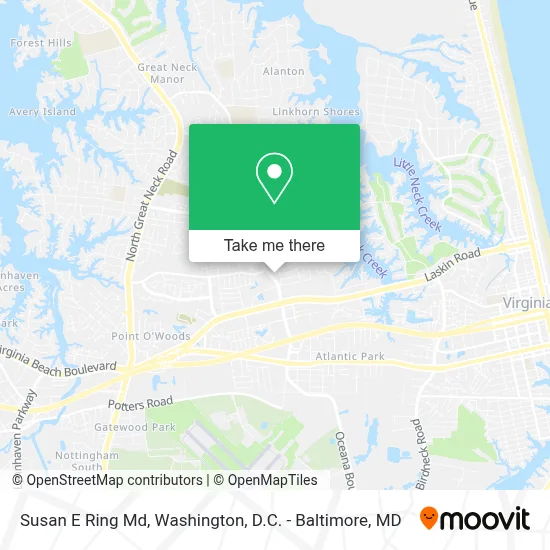 Susan E Ring Md map