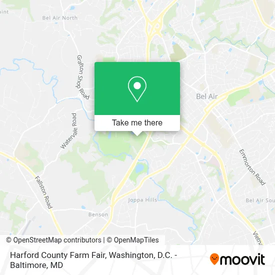 Harford County Farm Fair map