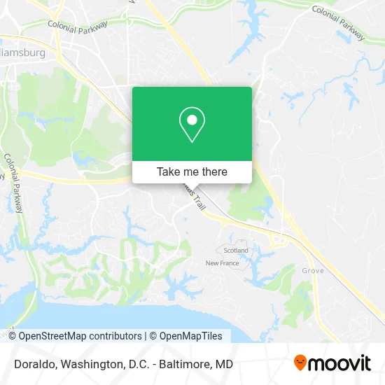 Doraldo map