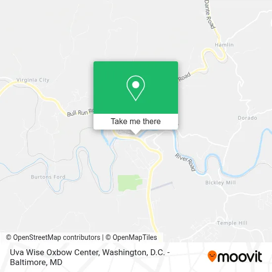 Uva Wise Oxbow Center map