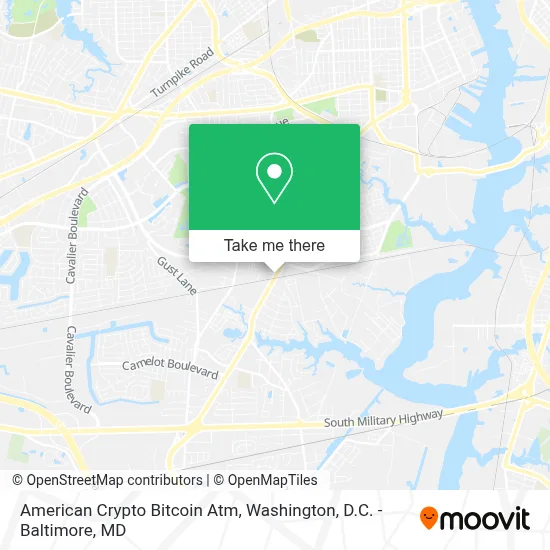 American Crypto Bitcoin Atm map