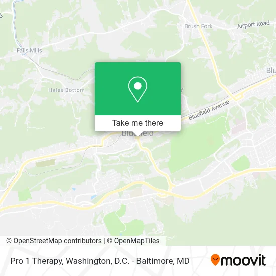 Pro 1 Therapy map