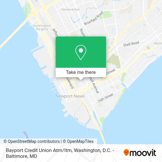 Bayport Credit Union Atm/Itm map
