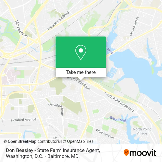 Don Beasley - State Farm Insurance Agent map
