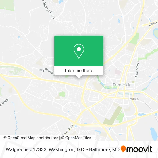 Walgreens #17333 map